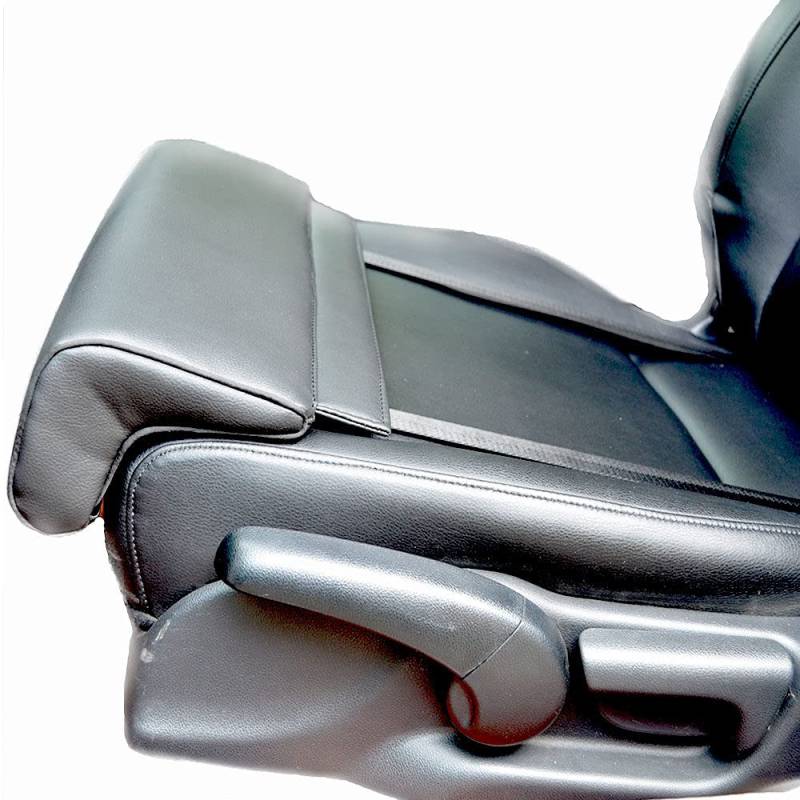 ZH-VBC Sitzbezuge Auto Vordersitze Autositzauflage mit Beinstütze, Autositzverlängerung, Oberschenkelstütze Verlängerung Beinkissen für die meisten Autos Reisezubehör,Black von ZH-VBC