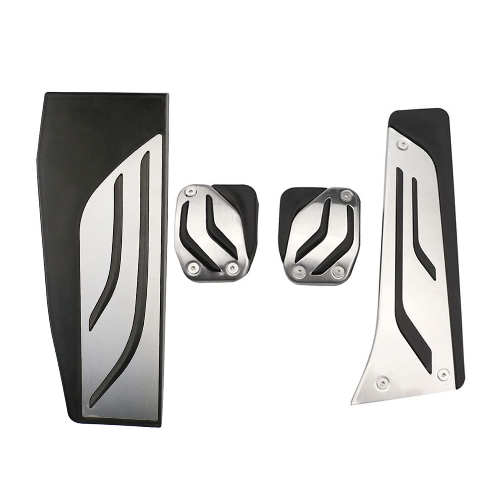 Auto Pedale Abdeckung Für 1 2 3 4Serie M3 M4 E87 E90 F20 F21 F30 F32 F36 F80 F82 Auto Pedale Fuß Pedal Pad Abdeckung Auto Pedal Zubehör(MT with rest) von ZHANFEIS