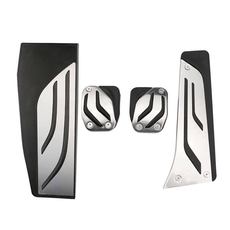Auto Pedale Abdeckung Für 1 2 3 4Serie M3 M4 E87 E90 F20 F21 F30 F32 F36 F80 F82 Auto Pedale Fuß Pedal Pad Abdeckung Auto Pedal Zubehör(MT with rest) von ZHANFEIS