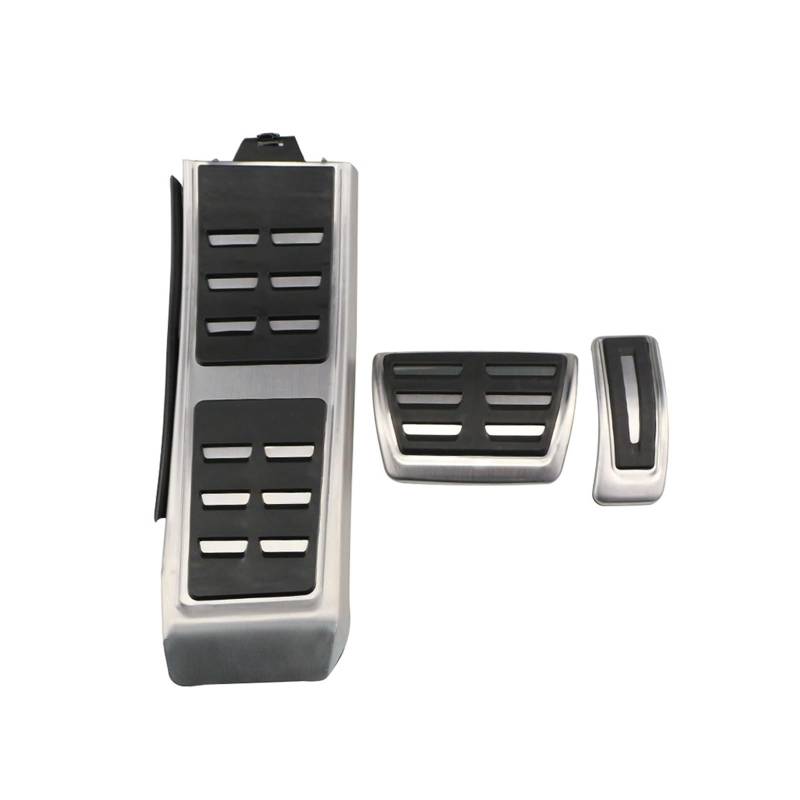 Auto Pedale Abdeckung Für A1 A4 A6 Q5 8X GB B6 B8 C6 C7 C8 8R 80A Bremspedalabdeckung Pads Gas Kraftstoff Fußstützenpedale Auto Pedal Zubehör(AT with Rest) von ZHANFEIS