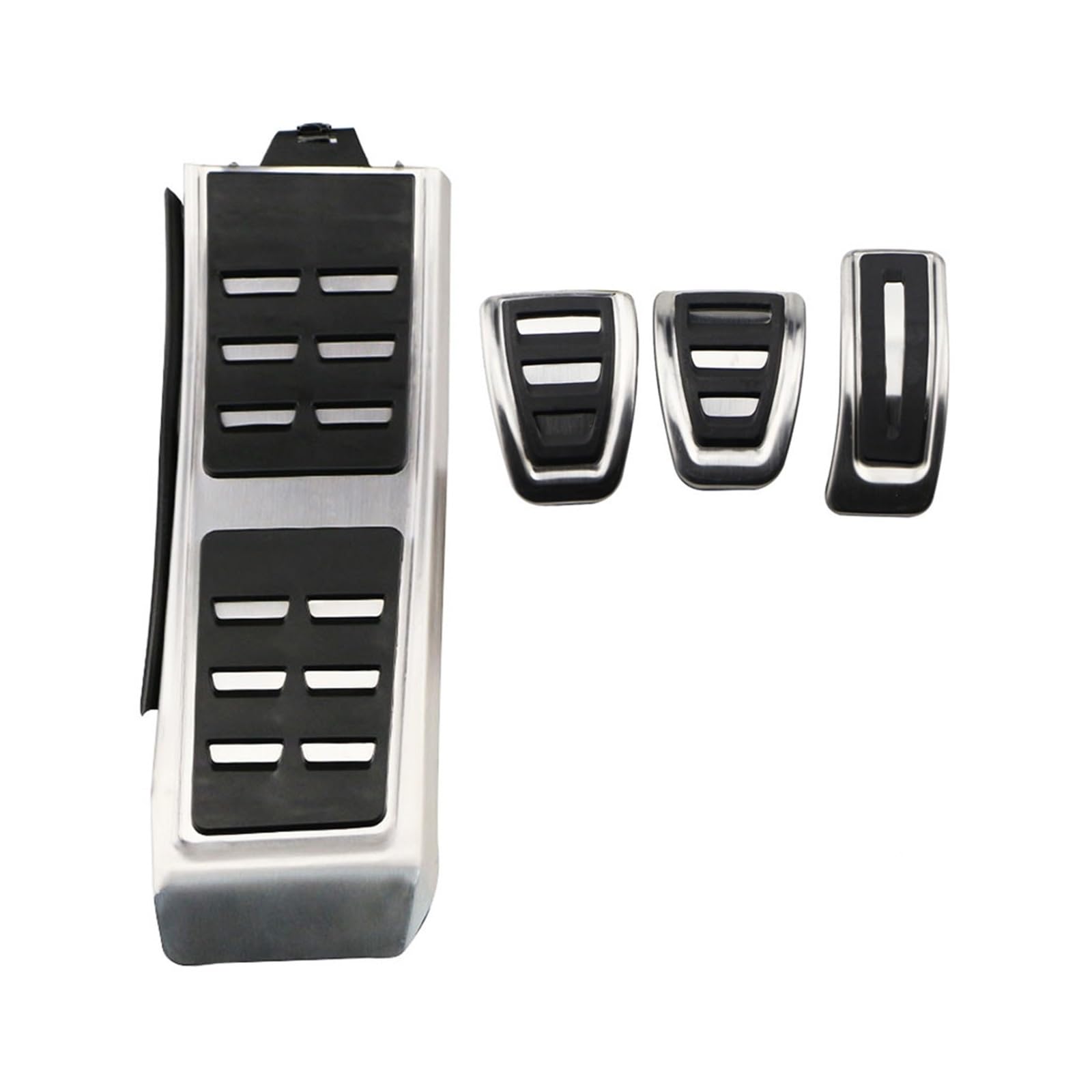 Auto Pedale Abdeckung Für A1 A4 A6 Q5 8X GB B6 B8 C6 C7 C8 8R 80A Bremspedalabdeckung Pads Gas Kraftstoff Fußstützenpedale Auto Pedal Zubehör(MT with Rest) von ZHANFEIS