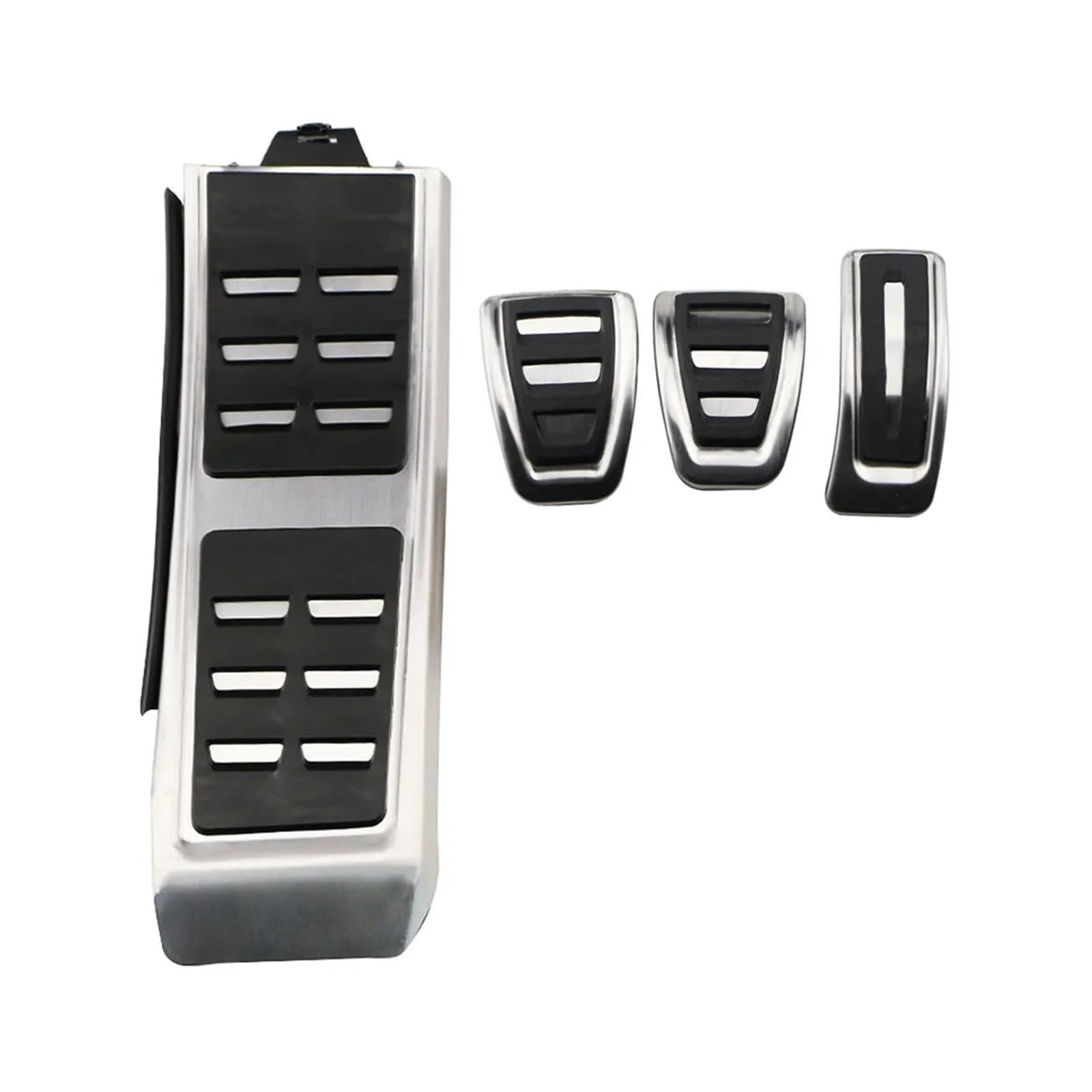 Auto Pedale Abdeckung Für A4 B8 A6 A7 A8 S4 RS4 A5 S5 RS5 8T Q5 SQ5 8R Pedal Abdeckung Kraftstoff Bremse Fußstütze Pads LHD Sport Pedale Auto Pedal Zubehör(MT with Rest) von ZHANFEIS