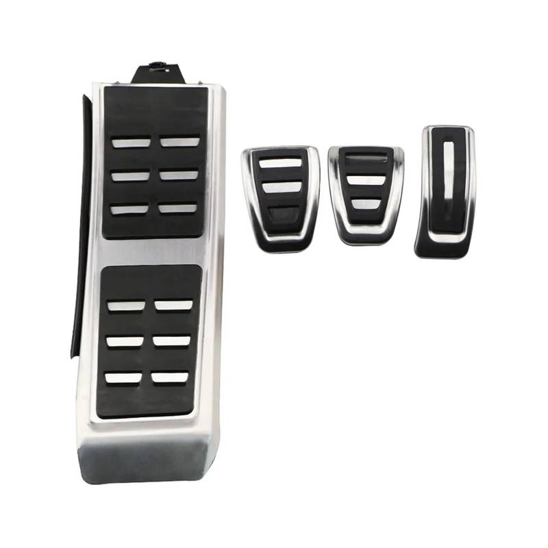 Auto Pedale Abdeckung Für A4 B8 A6 A7 A8 S4 RS4 A5 S5 RS5 8T Q5 SQ5 8R Pedal Abdeckung Kraftstoff Bremse Fußstütze Pads LHD Sport Pedale Auto Pedal Zubehör(MT with Rest) von ZHANFEIS