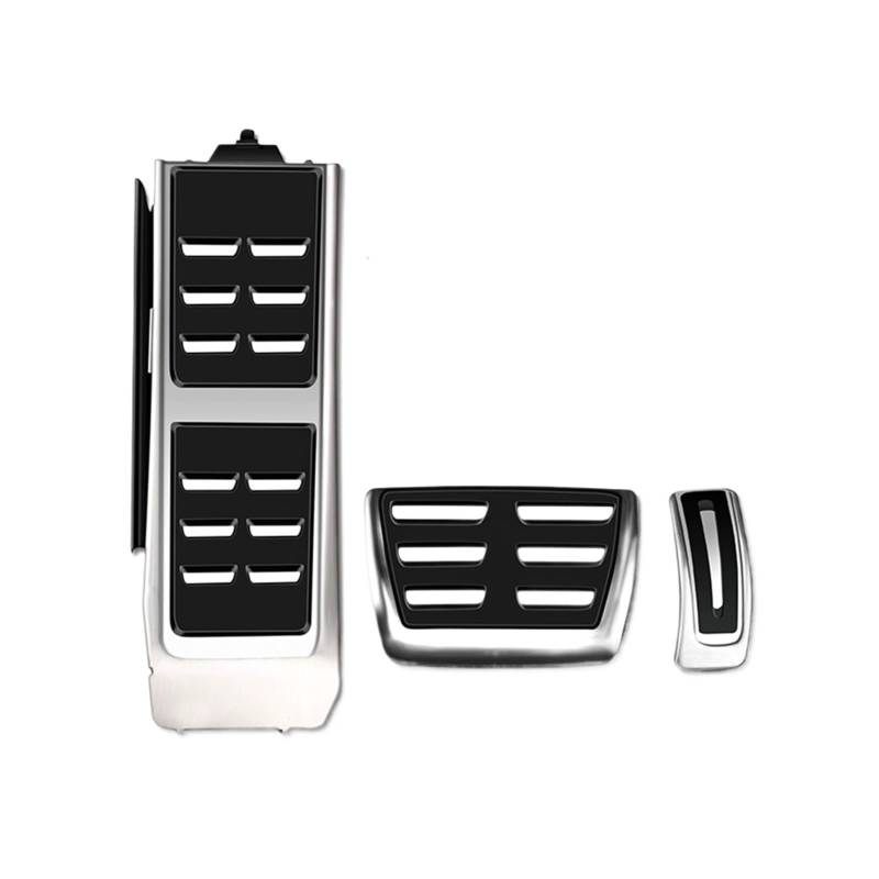 Auto Pedale Abdeckung Für A4 B8 B9 A6 C7 C8 Q5 2009-2024 Gaspedal Bremspedal Abdeckung Pads Auto Pedale AT MT Auto Pedal Zubehör(Style 7 09-16 AT) von ZHANFEIS