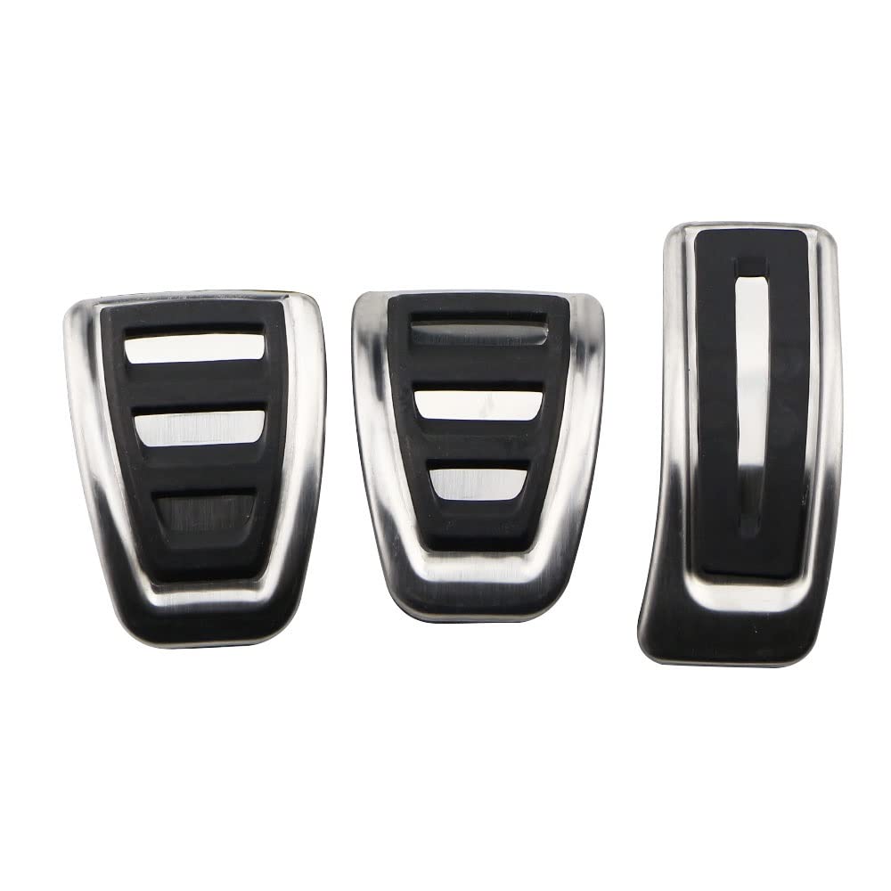 Auto Pedale Abdeckung Für A4 B8 S4 RS4 Q3 A5 S5 RS5 8T Q5 8R SQ5 A6 C7 A7 S7 S6 4G A8 S8 A8L 4H Kraftstoff Bremse Fußstütze Pedal Abdeckung Auto Pedale Auto Pedal Zubehör(MT Without Rest) von ZHANFEIS