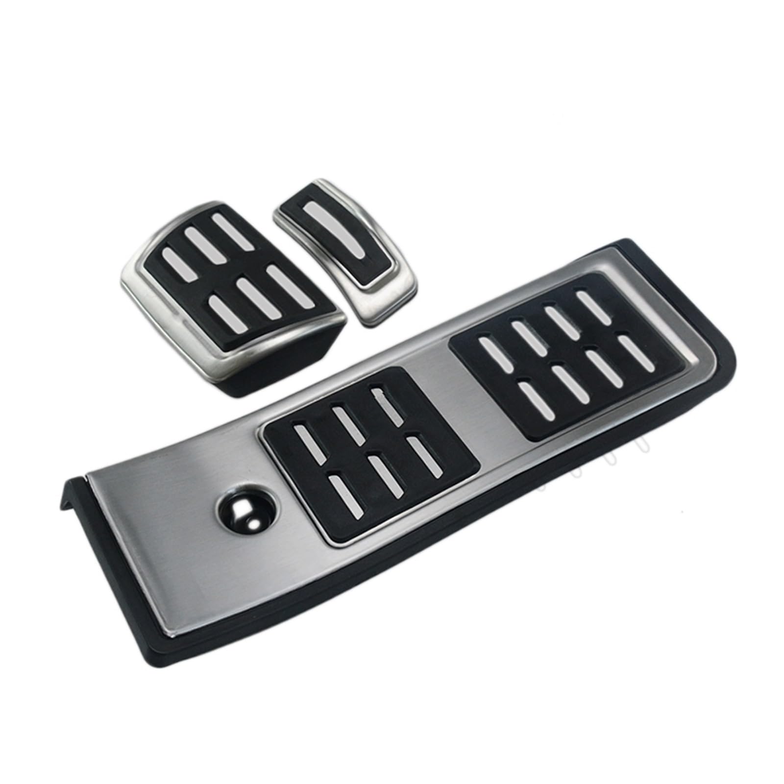 Auto Pedale Abdeckung Für A4 B9 A5 F5 2016-2020 Kraftstoff Gas Bremse Fußstütze Pedal Pad Platte Automatische Auto Pedal Zubehör(3X) von ZHANFEIS