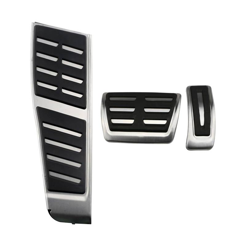 Auto Pedale Abdeckung Für A5 B8 07-15 A4 B8 8K 08-15 Q5 8R 05-17 A6 C7 AT Gas Kraftstoff Bremse Fußstütze Pedale Pads RHD Auto Pedal Abdeckung Auto Pedal Zubehör(AT with Rest) von ZHANFEIS