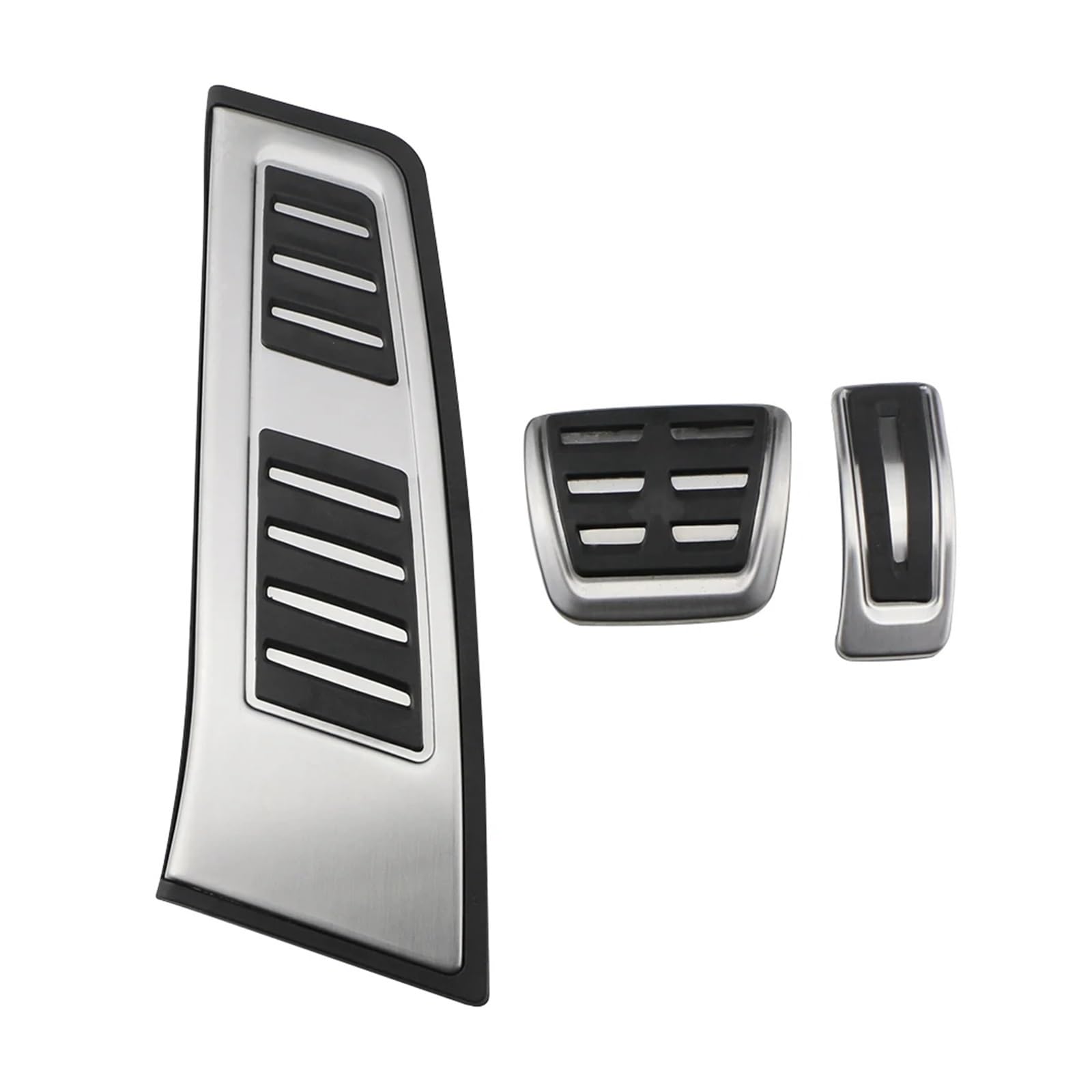 Auto Pedale Abdeckung Für A6 C8 A7 2019 2020 2021 2022 2023 Auto Auto Fußstütze Fußstütze Pedale Pads RHD Pedal Abdeckung Auto Pedal Zubehör(AT with Rest) von ZHANFEIS