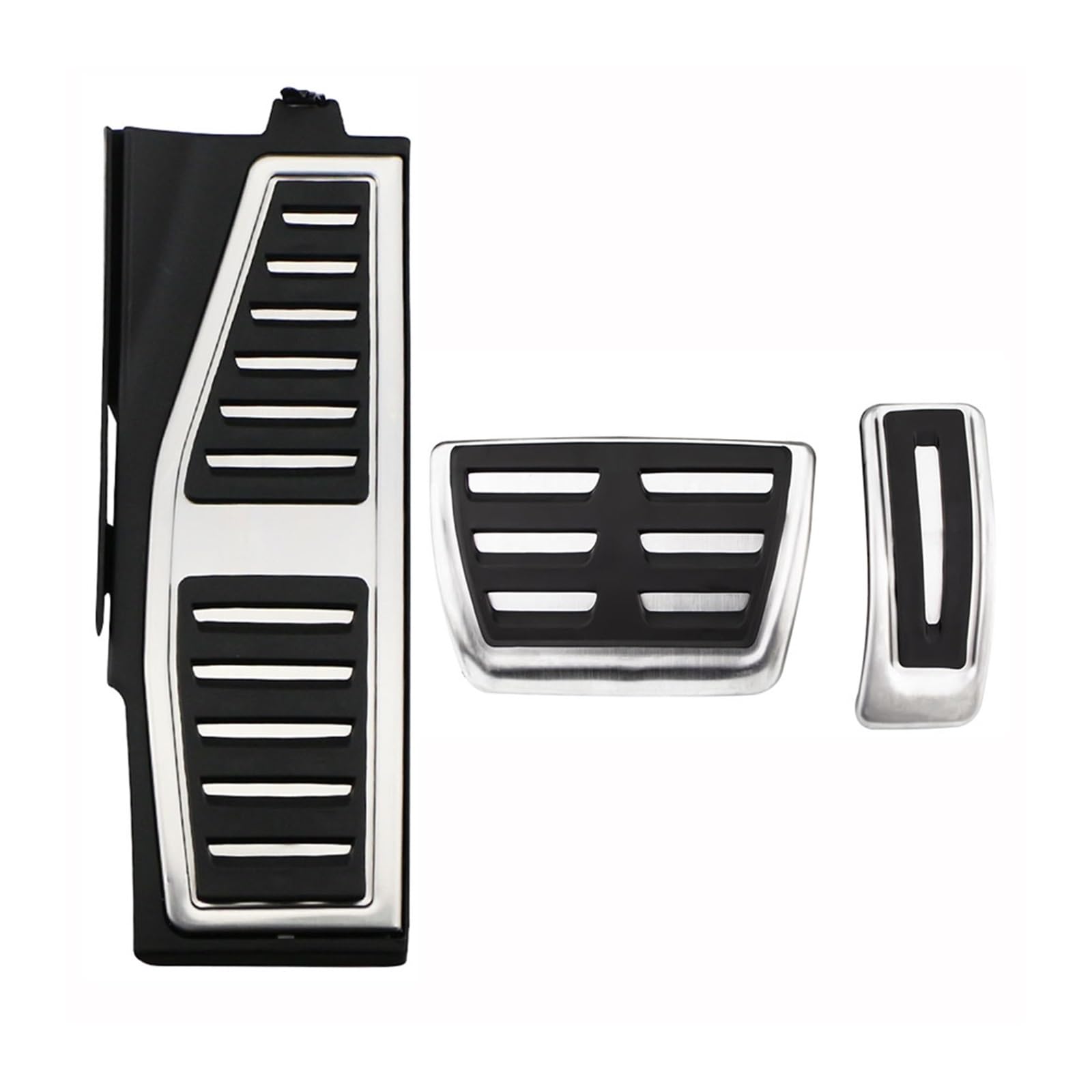 Auto Pedale Abdeckung Für A8 D5 2018-2022 LHD Accelerator Gas Brems Fußstütze Pedal Abdeckung Pad Auto Pedale Abdeckungen Auto Pedal Zubehör(3 piece AT with rest) von ZHANFEIS