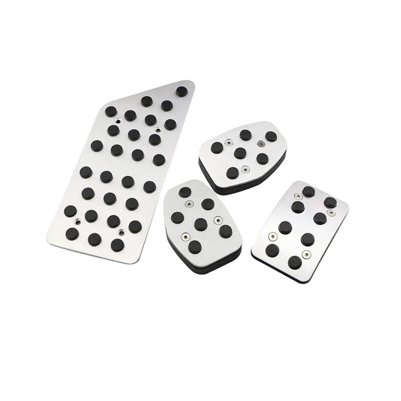 Auto Pedale Abdeckung Für Citroen C5 C6 LHD Pedale Brems Gas Gaspedal Pad Auto Pedal Abdeckung Auto Pedal Zubehör(MT with rest) von ZHANFEIS