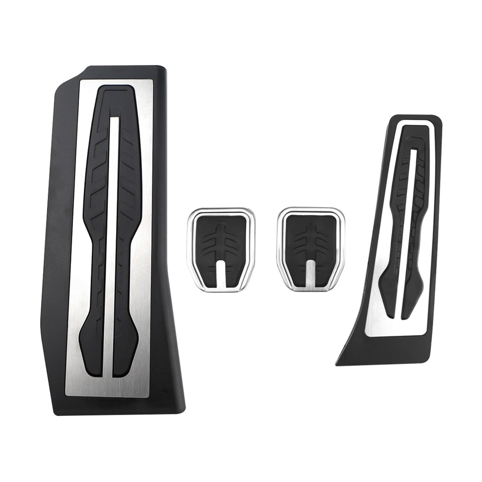 Auto Pedale Abdeckung Für G30 G31 5 Serie 2017-2023 Fußstütze Brems Gas Gaspedal Abdeckung LHD Auto Pedale Auto Pedal Zubehör(MT with rest) von ZHANFEIS