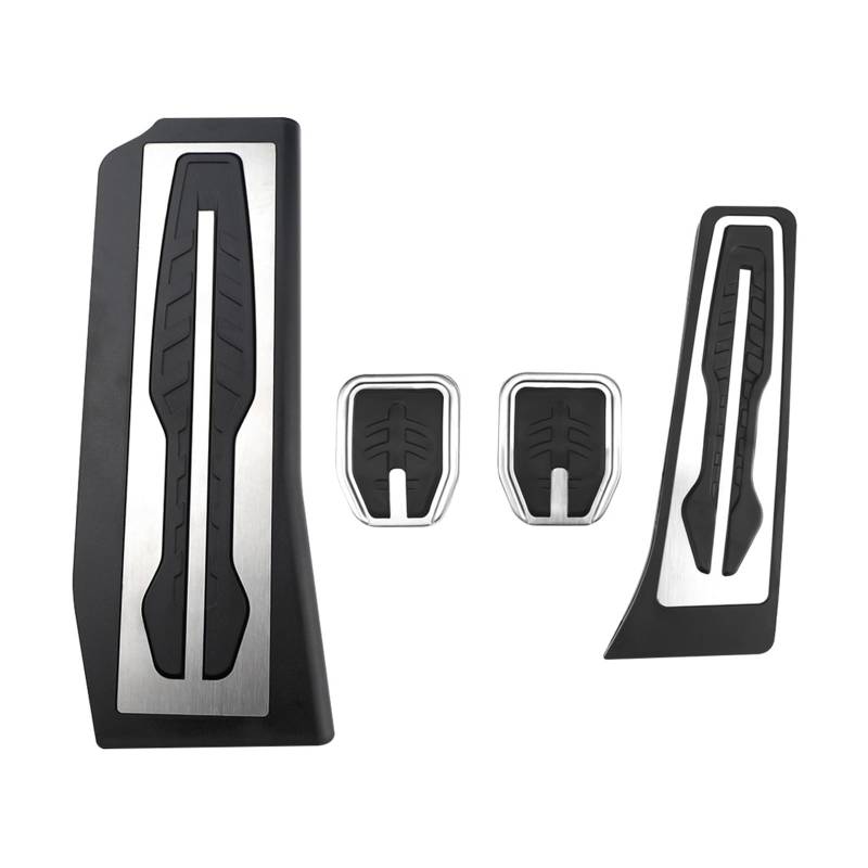 Auto Pedale Abdeckung Für G30 G31 5 Serie 2017-2023 Fußstütze Brems Gas Gaspedal Abdeckung LHD Auto Pedale Auto Pedal Zubehör(MT with rest) von ZHANFEIS