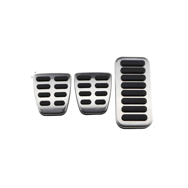 Auto Pedale Abdeckung Für Kia KX7 Für Forte Für XCEED 2018-2019 Gas Kraftstoff Bremspedal Pads Abdeckung Sport Pedale Auto Pedal Zubehör(MT without Rest) von ZHANFEIS