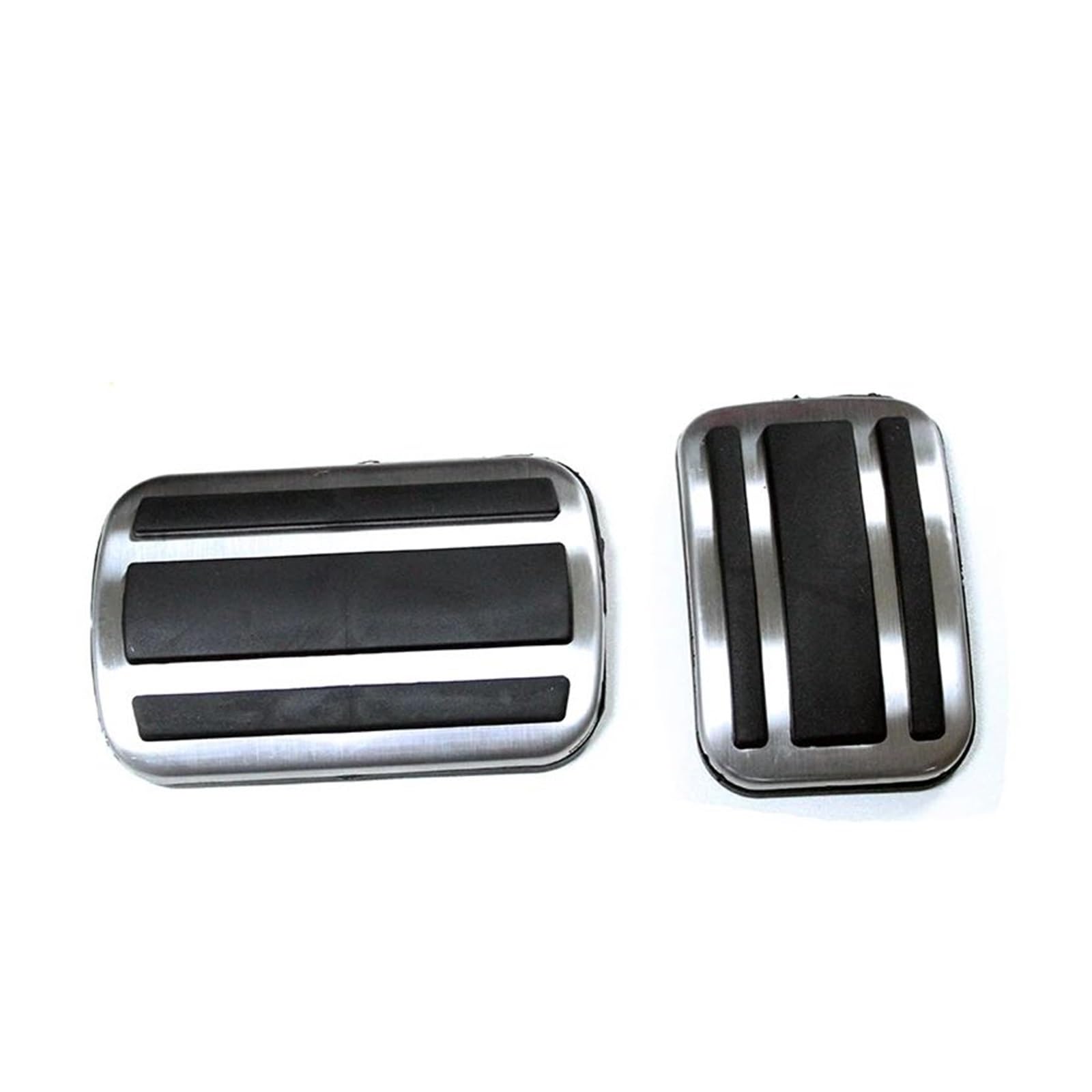 Auto Pedale Abdeckung Für Peugeot 3008 5008 GT LHD Pedal Pad Matten Abdeckung Auto Rest Bremse Kraftstoff Gas Pedal Abdeckung Pad Auto Pedal Zubehör(AT 2X) von ZHANFEIS