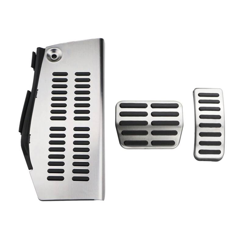 Auto Pedale Abdeckung Für Polo Für VW Für Golf 4 Für Bora Für Beetle Für RSi Für GTI R32 Dead Pedal Fuß Rest Auto Pedale Auto Pedal Zubehör(AT with REST) von ZHANFEIS
