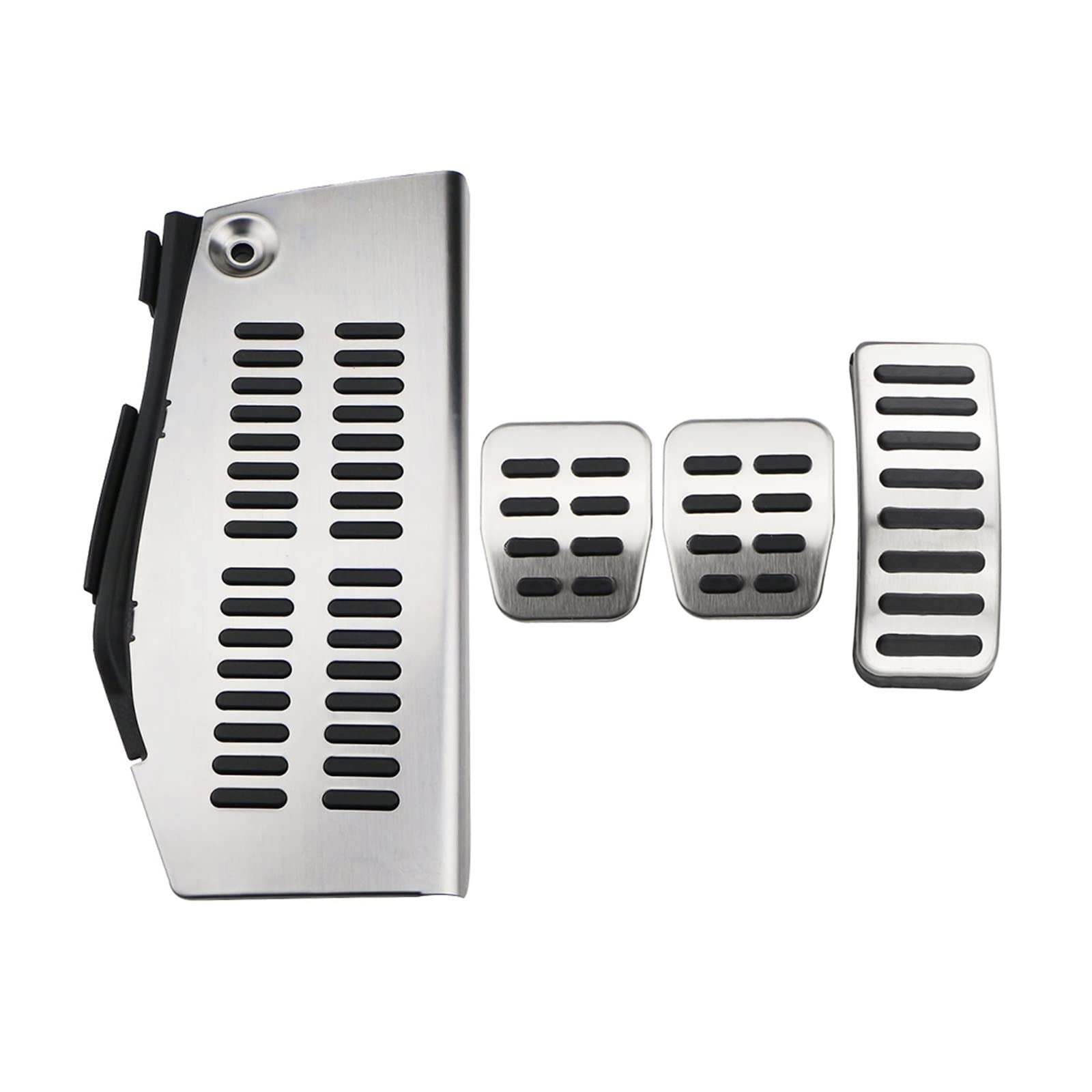 Auto Pedale Abdeckung Für Polo Für VW Für Golf 4 Für Bora Für Beetle Für RSi Für GTI R32 Dead Pedal Fuß Rest Auto Pedale Auto Pedal Zubehör(MT with REST) von ZHANFEIS