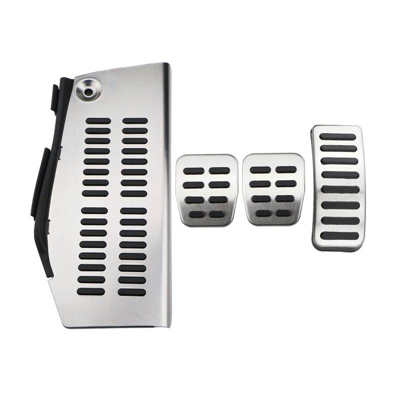 Auto Pedale Abdeckung Für Polo Für VW Für Golf 4 Für Bora Für Beetle Für RSi Für GTI R32 Dead Pedal Fuß Rest Auto Pedale Auto Pedal Zubehör(MT with REST) von ZHANFEIS
