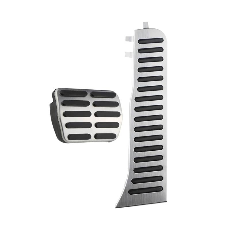 Auto Pedale Abdeckung Für Q3 2013-2018 LHD Accelerator Bremse Fußstütze Pedal Pads Abdeckung Auto-Styling Auto Pedale Auto Pedal Zubehör(AT Without Rest) von ZHANFEIS