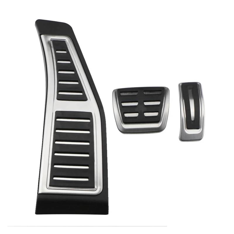 Auto Pedale Abdeckung Für Q7 16-24 Q8 2019 2020 2021 2022 2023 2024 Pads Gas Bremspedal Abdeckung RHD Auto Pedale Auto Pedal Zubehör(AT with Rest) von ZHANFEIS