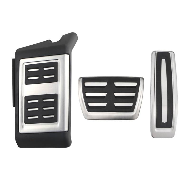 Auto Pedale Abdeckung Für Q7 2006–2015 LHD Gasbremsauflage Pedale Pad Anti-Rutsch-Fußpedale Auto-Pedalabdeckung Auto Pedal Zubehör(AT with Rest) von ZHANFEIS