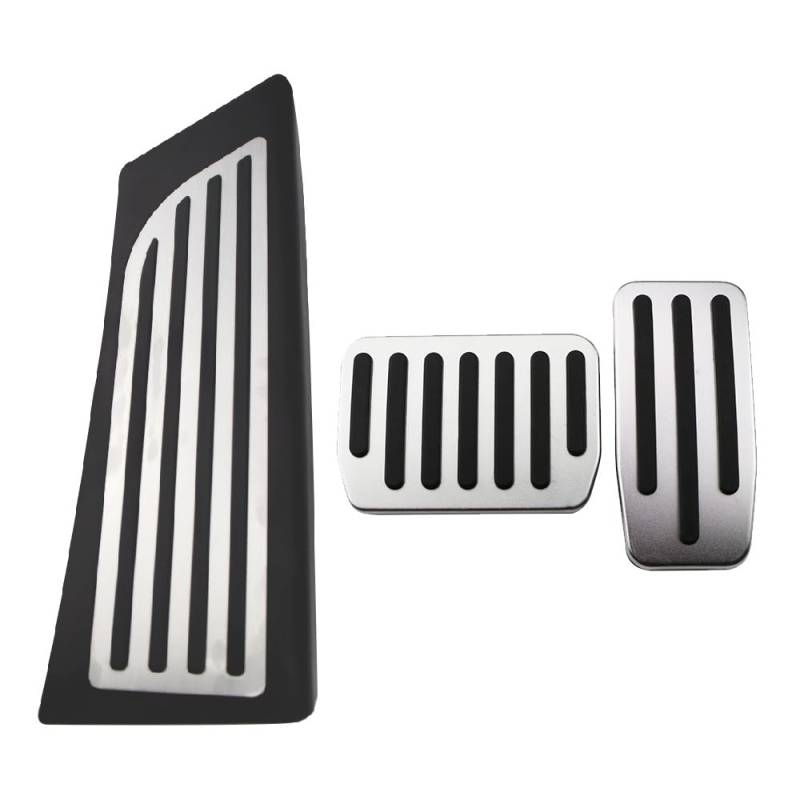 Auto Pedale Abdeckung Für Tesla Für Modell Y 2022 2023 2024 Pedal Abdeckung Accelerator Kraftstoff Gas Pedal Bremsbeläge LHD Pedale Auto Pedal Zubehör(AT with Rest) von ZHANFEIS