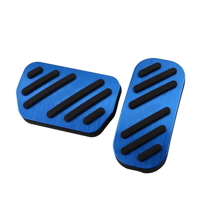 Auto Pedale Abdeckung Für Toyota Für C-HR Für CHR 2016-2022 AT Bremspedal Gaspedal Auto Pads Abdeckung Auto Pedale Auto Pedal Zubehör(Blue) von ZHANFEIS