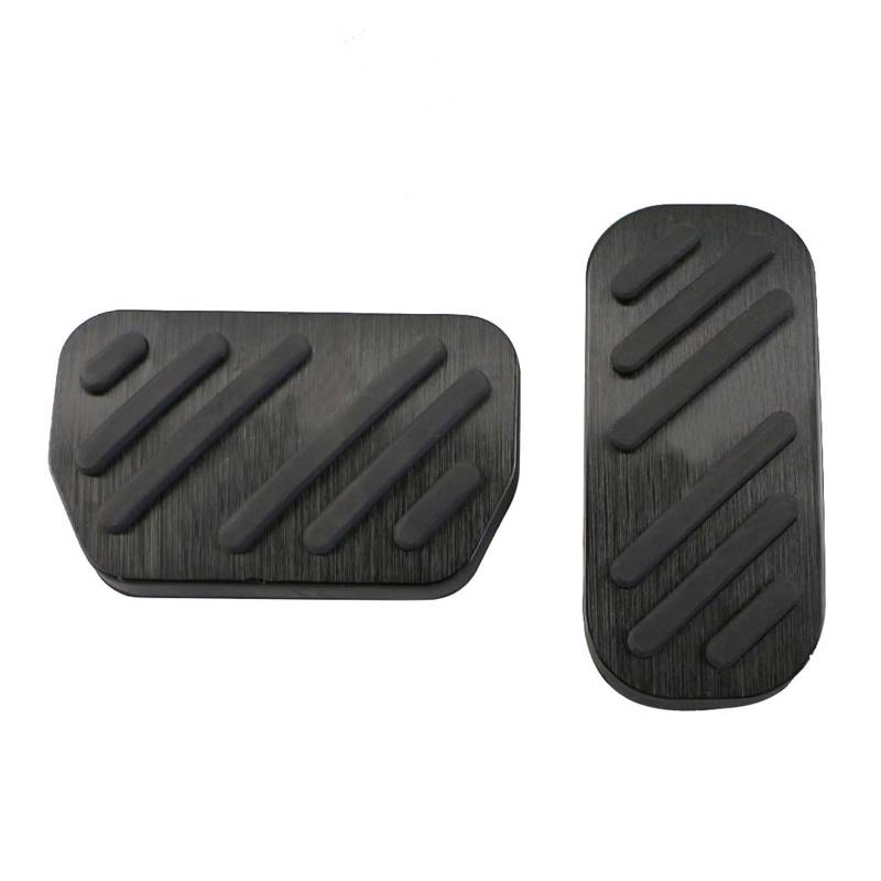 Auto Pedale Abdeckung Für Toyota Für C-HR Für CHR 2016-2022 AT Bremspedal Gaspedal Auto Pads Abdeckung Auto Pedale Auto Pedal Zubehör(Schwarz) von ZHANFEIS