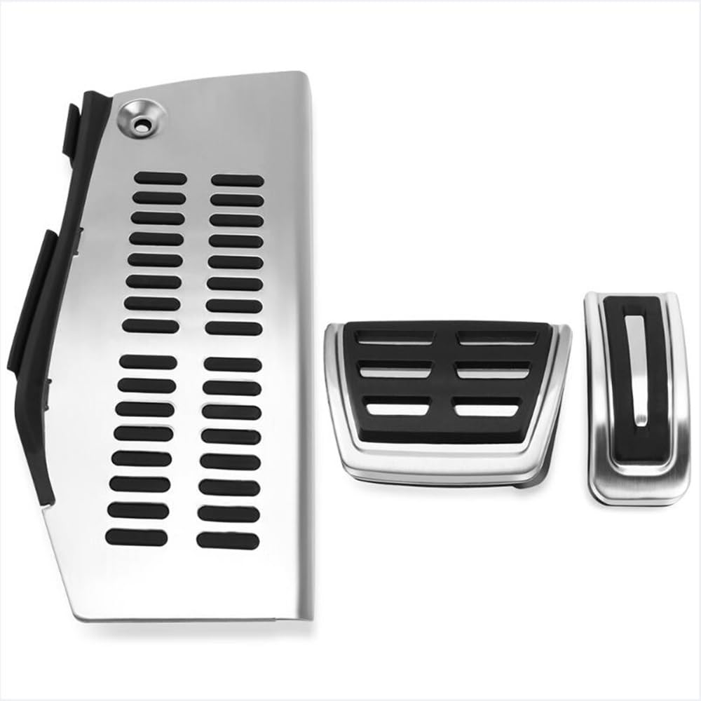 Auto Pedale Abdeckung Für VW Für Polo Für Golf 4 Für Bora Für Käfer Für RSi Für GTI R32 Auto Pedale Pedal Pad Fuß Rest Auto Pedal Zubehör(AT With Rest D) von ZHANFEIS