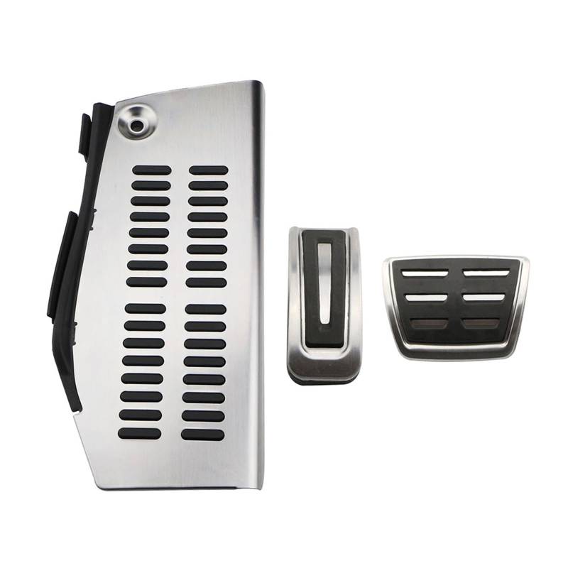 Auto Pedale Abdeckung Für VW Für Polo Für Golf 4 Für Jetta MK4 Für Bora Auto Pedale Kappe Kupplung Beschleuniger Bremse Abdeckung Auto Pedal Zubehör(AT-A with Rest) von ZHANFEIS