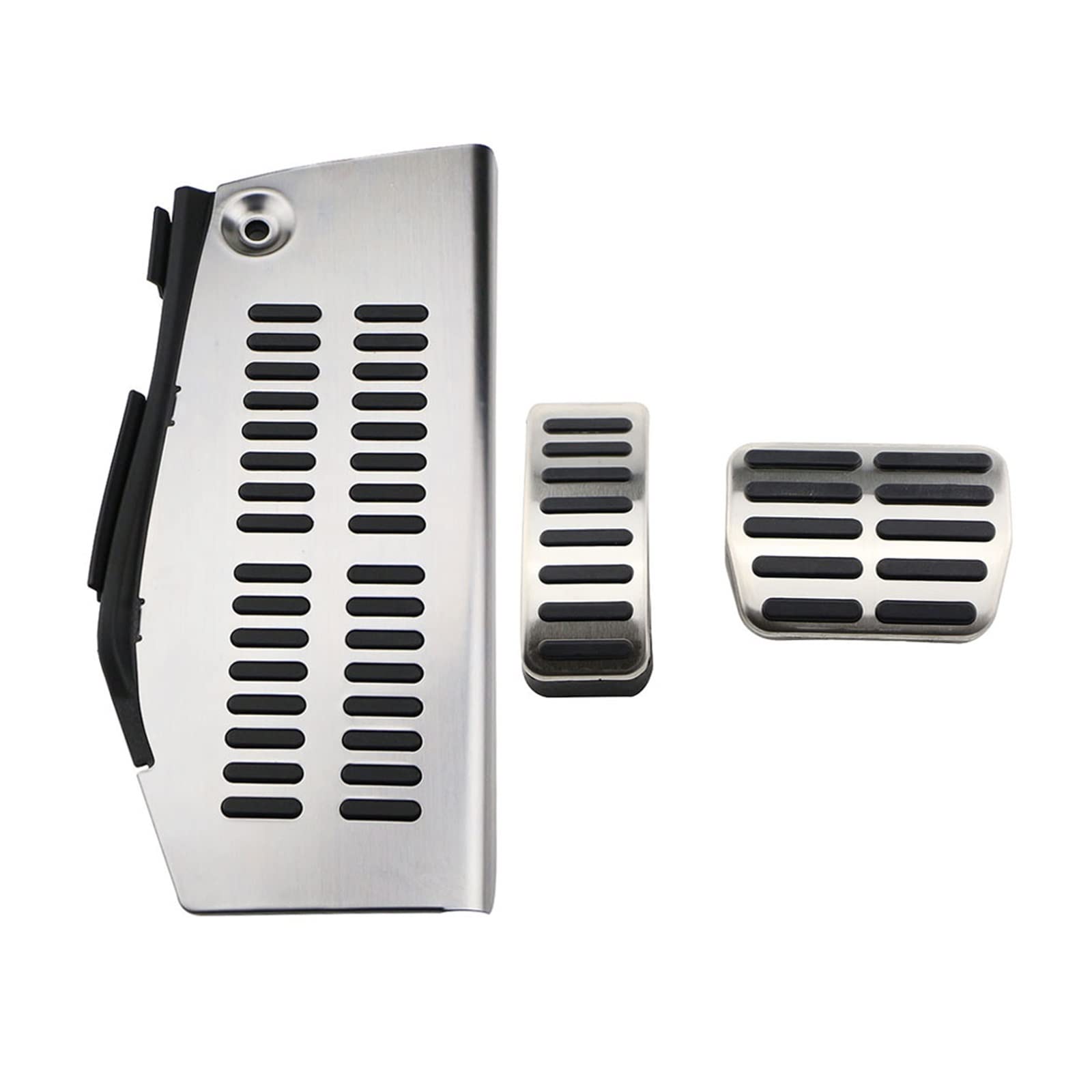 Auto Pedale Abdeckung Für VW Für Polo Für Golf 4 Für Jetta MK4 Für Bora Auto Pedale Kappe Kupplung Beschleuniger Bremse Abdeckung Auto Pedal Zubehör(AT-B with Rest) von ZHANFEIS