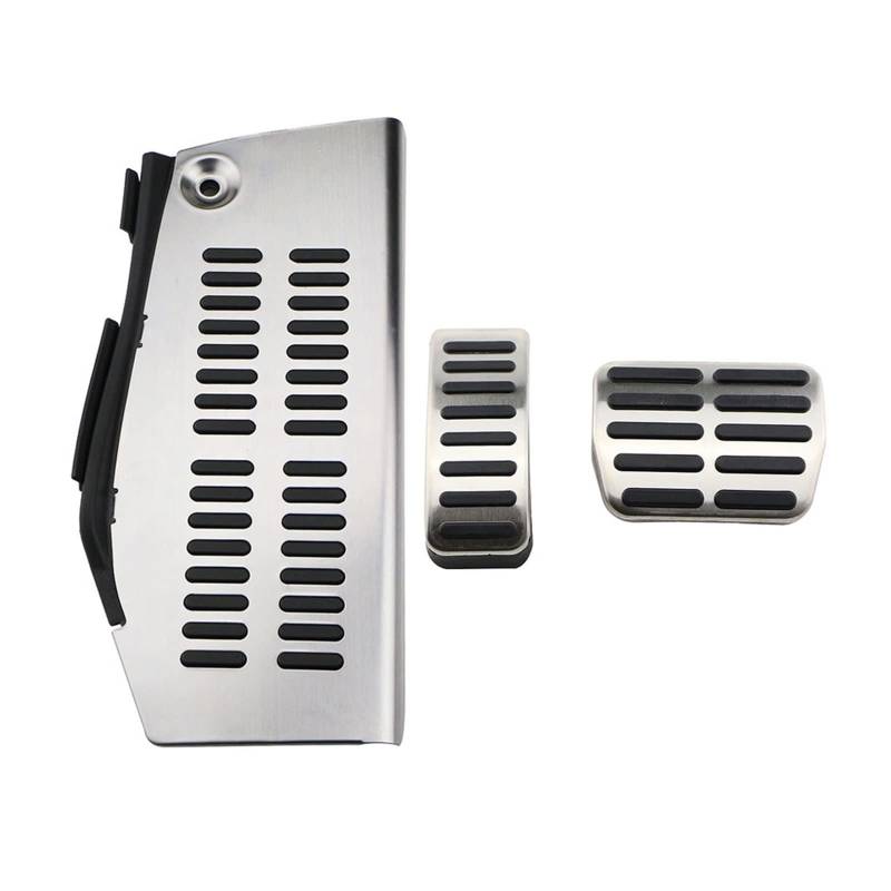 Auto Pedale Abdeckung Für VW Für Polo Für Golf 4 Für Jetta MK4 Für Bora Auto Pedale Kappe Kupplung Beschleuniger Bremse Abdeckung Auto Pedal Zubehör(AT-B with Rest) von ZHANFEIS
