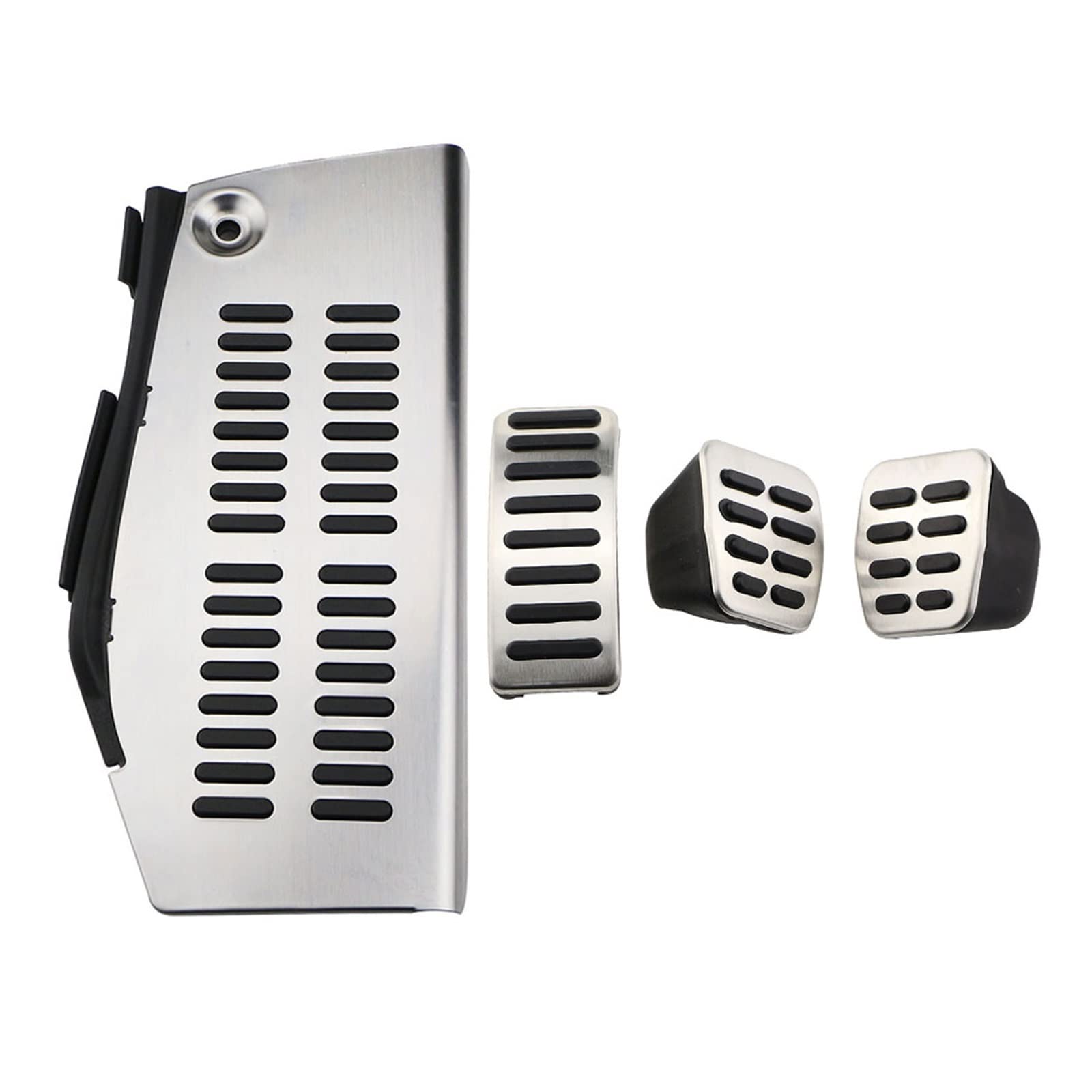 Auto Pedale Abdeckung Für VW Für Polo Für Golf 4 Für Jetta MK4 Für Bora Auto Pedale Kappe Kupplung Beschleuniger Bremse Abdeckung Auto Pedal Zubehör(MT-B with Rest) von ZHANFEIS