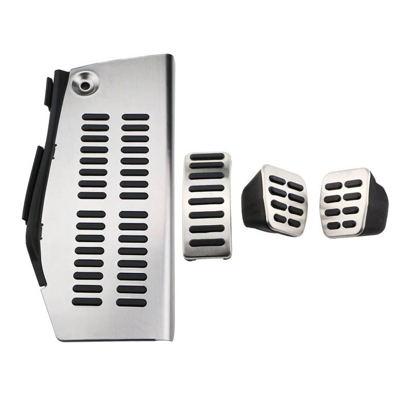 Auto Pedale Abdeckung Für VW Für Polo Für Golf 4 Für Jetta MK4 Für Bora Auto Pedale Kappe Kupplung Beschleuniger Bremse Abdeckung Auto Pedal Zubehör(MT-B with Rest) von ZHANFEIS