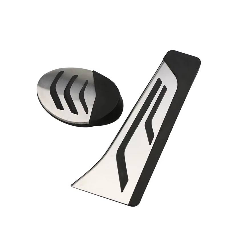 Auto Pedale Abdeckung Für X1 F48 2016-2022 X2 F39 2018-2023 Auto Accelerator Gas Bremse Rest Pedal Abdeckung Pads Sport Pedale Auto Pedal Zubehör(AT without Rest) von ZHANFEIS