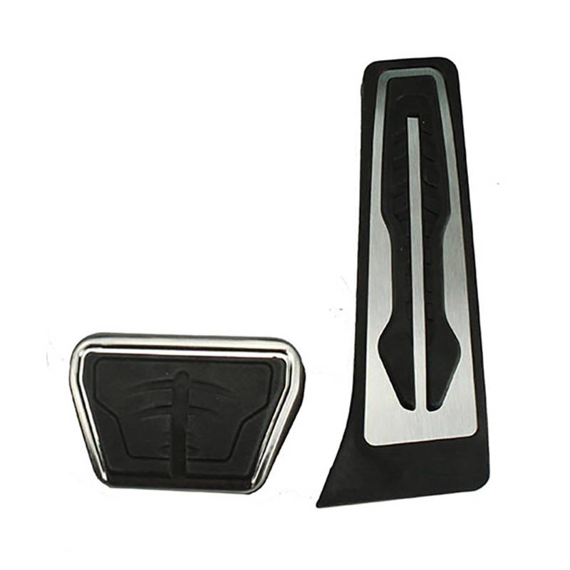 Auto Pedale Abdeckung Für X3 G01 2018 2019 AT Gas Kraftstoff Bremse Fußstütze Pedal Platte Pad 2 Stück Auto Pedal Zubehör(2piece) von ZHANFEIS