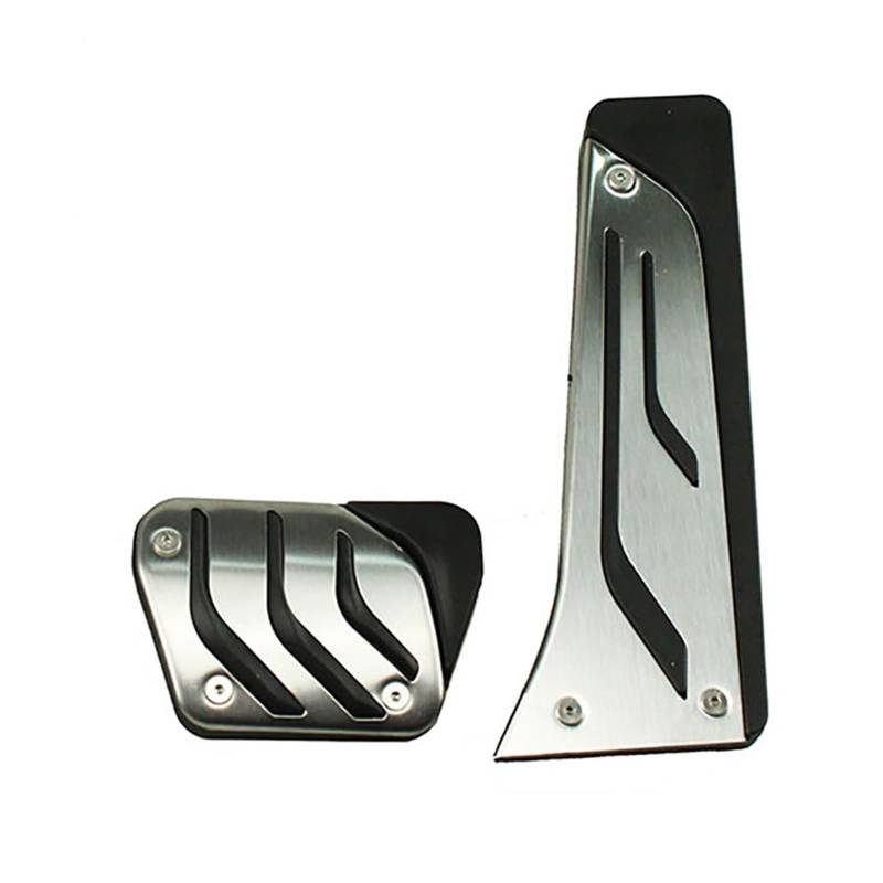 Auto Pedale Abdeckung Für X3 G01 2018 2019 AT Gas Kraftstoff Bremse Fußstütze Pedal Platte Pad 2 Stück Auto Pedal Zubehör(3piece) von ZHANFEIS