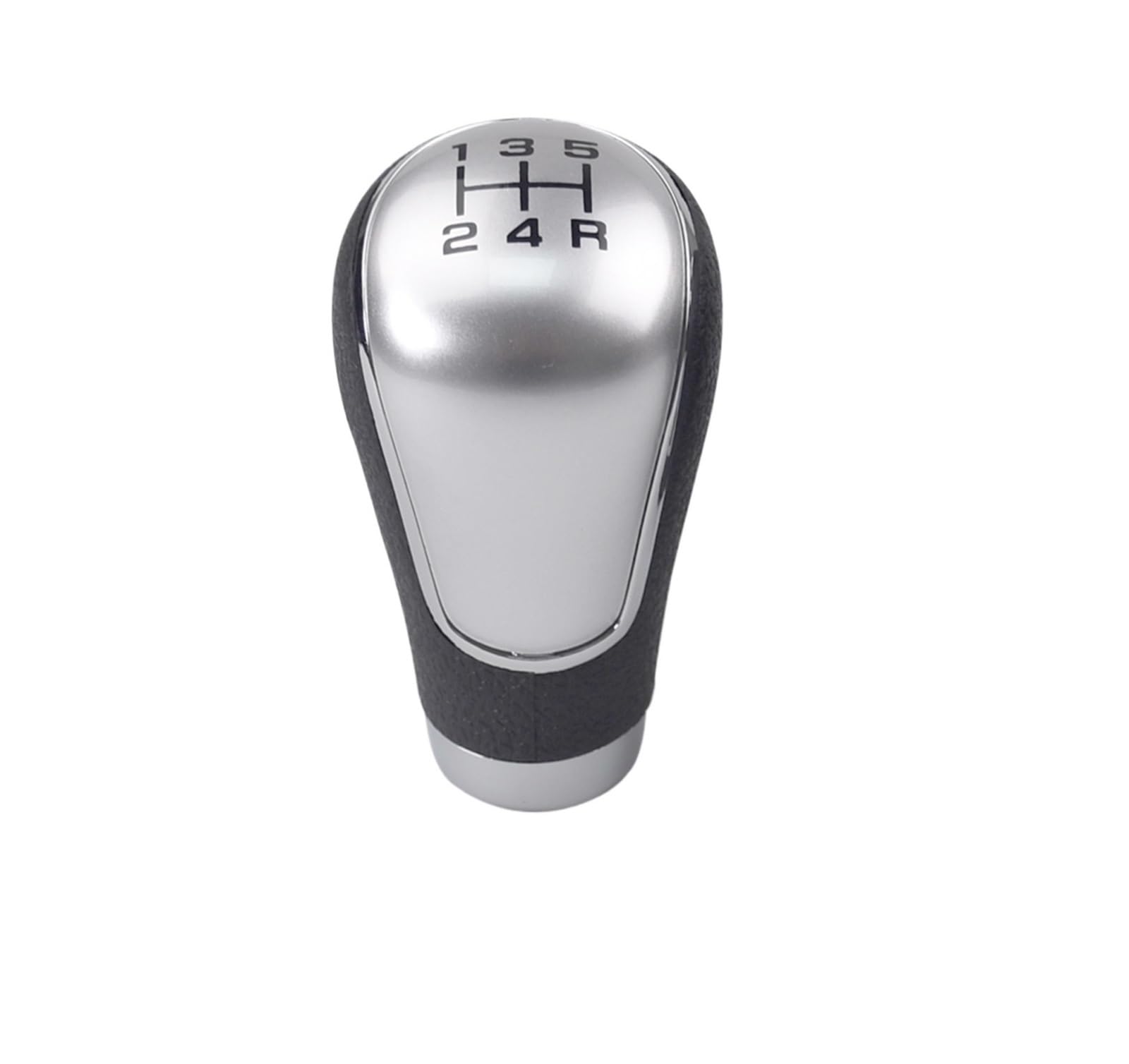 Auto Schalthebel Für Mitsubishi Für OUTLANDER EX Für GRANDIS Lancer Schaltknauf Hebel Shifter Kopf Auto Styling Zubehör Auto Getriebekopf(5 Speed Silver) von ZHANFEIS