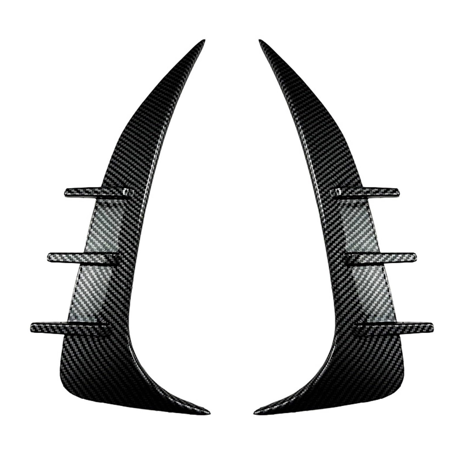 Heckspoiler Regal Für 2 Serie F44 Für Gran Coupe Sport 2020 Zu Up Hinten Stoßstange Splitter Lip Spoiler Air Vent Abdeckung Canard Hecklippe Spoiler(Carbon Look) von ZHANFEIS