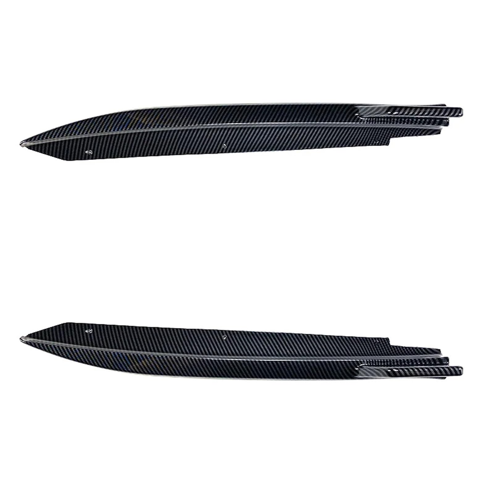 Heckspoiler Regal Für 5 Series G30 Sport Für M-Tech 525i 530i 540i 2017 2014 2019 2020 2021 Heckstoßstange Splitter Canards Lip Spoiler Abdeckung Ecke Hecklippe Spoiler(Carbon Look) von ZHANFEIS