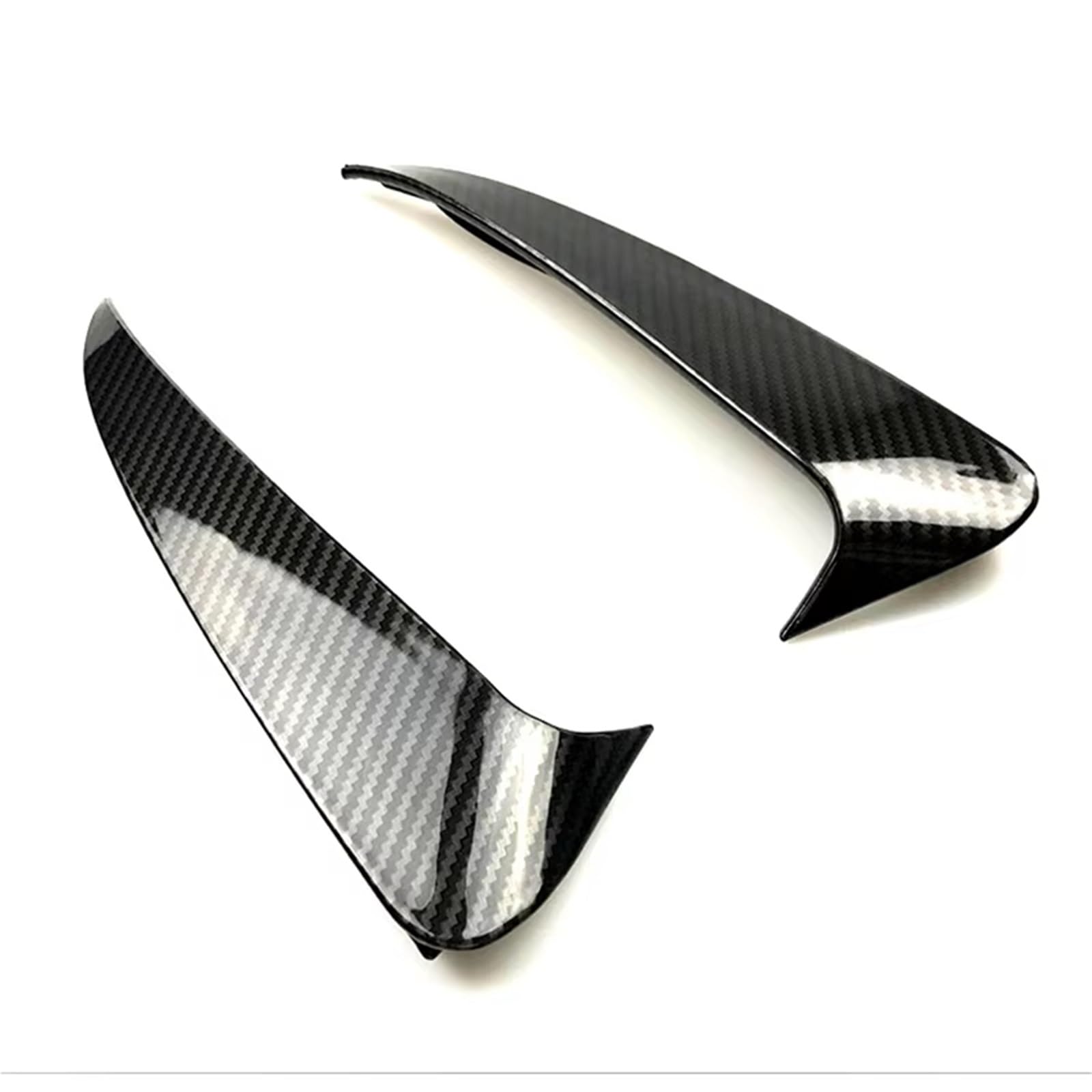 Heckspoiler Regal Für Benz C Coupe C205 AMG 2015 2016 2017 2018 2019 Auto Heckspoiler Seitensplitter Canard Dekoration Abdeckung Trim Hecklippe Spoiler(Carbon Fiber Look) von ZHANFEIS