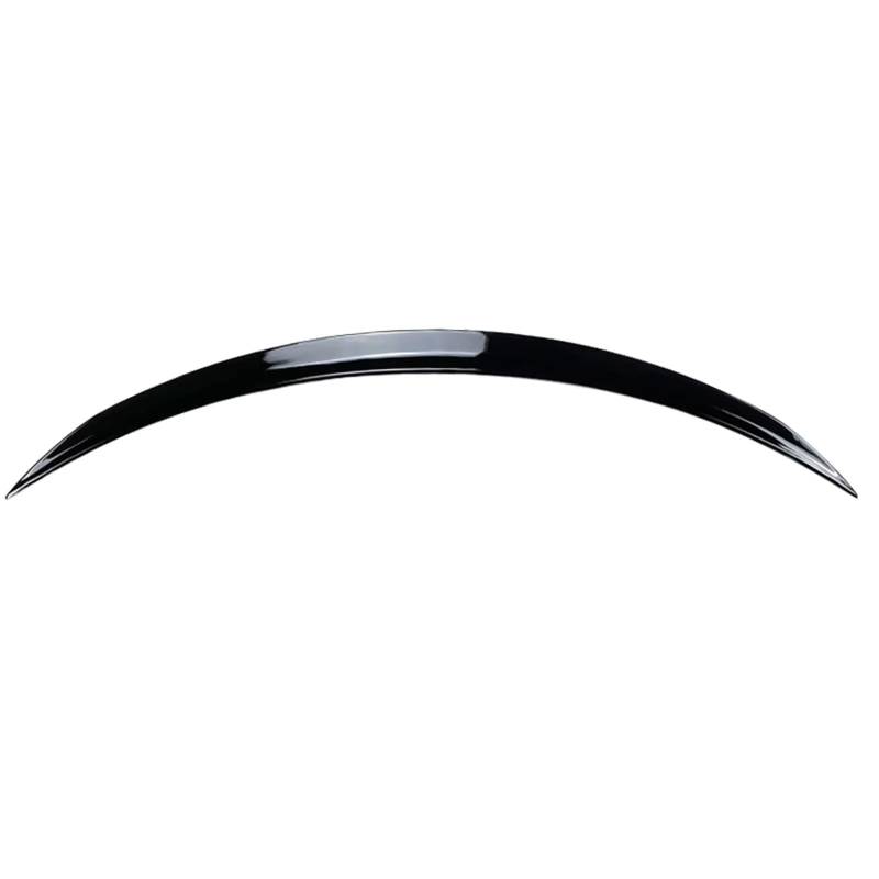 Heckspoiler Regal Für Benz C Klasse W205 C205 C43 C63 C180 C200 C300 C350 AMG Coupe 2015-2021 Hinten Auto Spoiler Flügel Stamm Splitter Lip Hecklippe Spoiler(Glossy Black) von ZHANFEIS