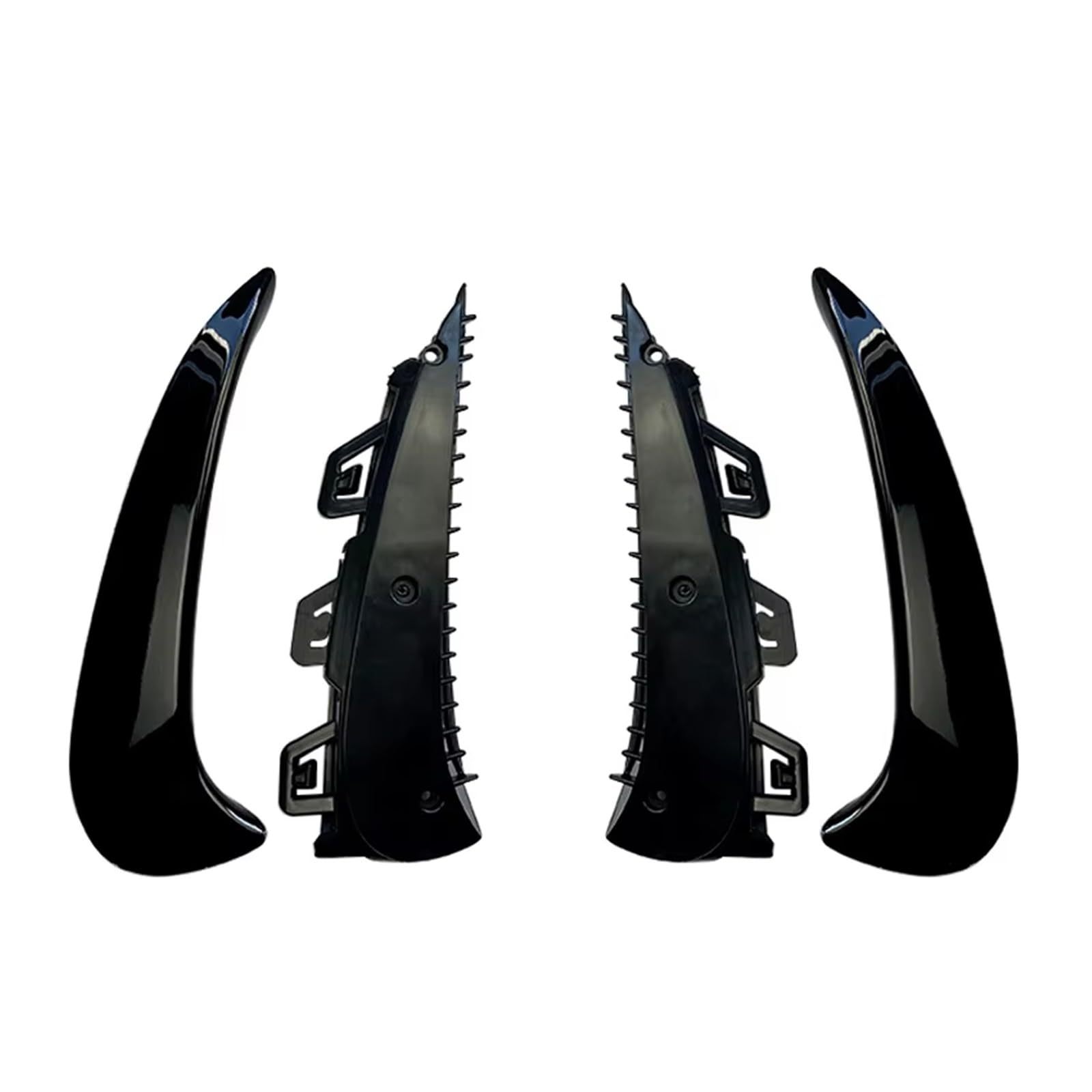 Heckspoiler Regal Für Benz H247 GLA200 GLA220 GLA260 GLA35 GLA45 Für AMG Linie 2020 Zu Up Hinten Lip Bumper Spoiler Canards Splitter Windy Blade Hecklippe Spoiler(Gloss Black) von ZHANFEIS