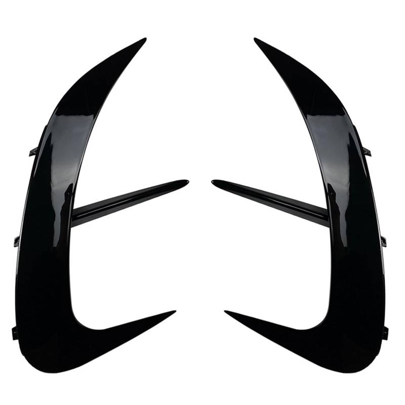 Heckspoiler Regal Für Benz W206 Limousine C200 C260 C300 2022 AMG Heckschürze Lip Splitter Spoiler Seite Canards Hecklippe Spoiler(Glossy Black) von ZHANFEIS