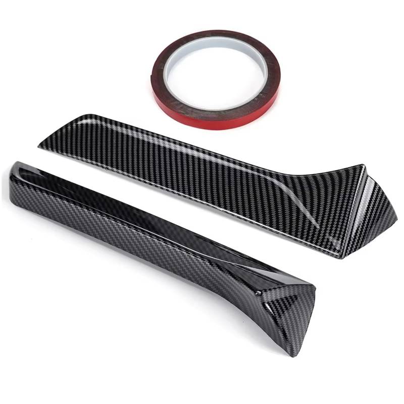 Heckspoiler Regal Für Seat Für Leon 5F FR Mk3 MK3.5 5-türiger Heckdachflügel Seitenkante Heckklappe Heckspoilerlippe Autofensterverkleidung Lippenspoiler Hecklippe Spoiler(Carbon Fiber Look) von ZHANFEIS