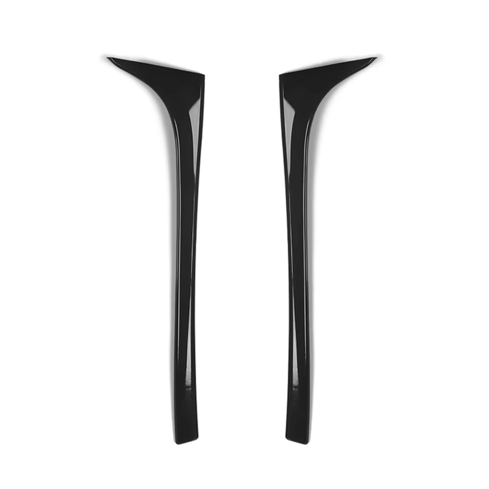 Heckspoiler Regal Für VW Für Golf 7 7.5 MK7 MK7.5 2014 2015 2016 2017 2018 Auto Heckscheibe Canards Seitenkofferraumspoiler Canard Splitter Hecklippe Spoiler(Bright Black) von ZHANFEIS