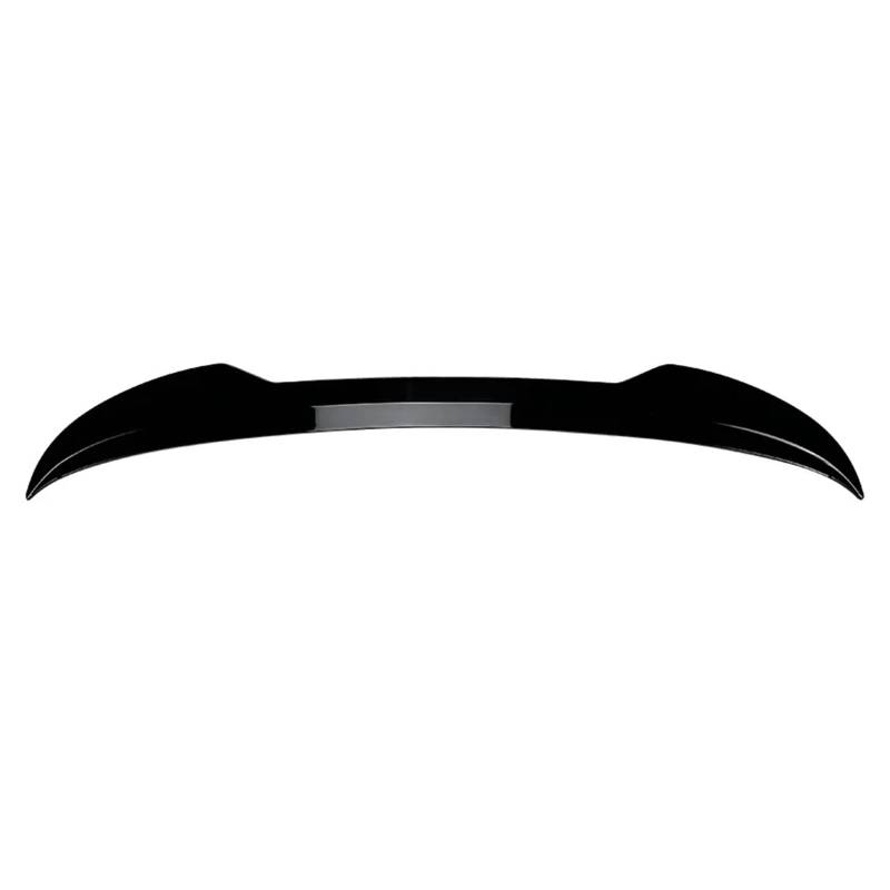Heckspoiler Regal Für VW Für Golf 8 MK8 R Für GTI Für GTE Für GTD 2020 Bis Up M4 Style Spoiler ABS Heckflügel Glänzend Schwarz Carbon Fiber Hecklippe Spoiler(Glossy Black) von ZHANFEIS