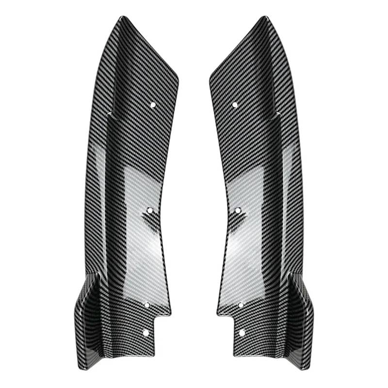 Heckspoiler Regal Für X3 G01 Für LCI Sport 2022 Zu Up Hinten Stoßstange Splitter Canards Seite Spoiler Diffusor Körper Kit Hecklippe Spoiler(Carbon Look) von ZHANFEIS