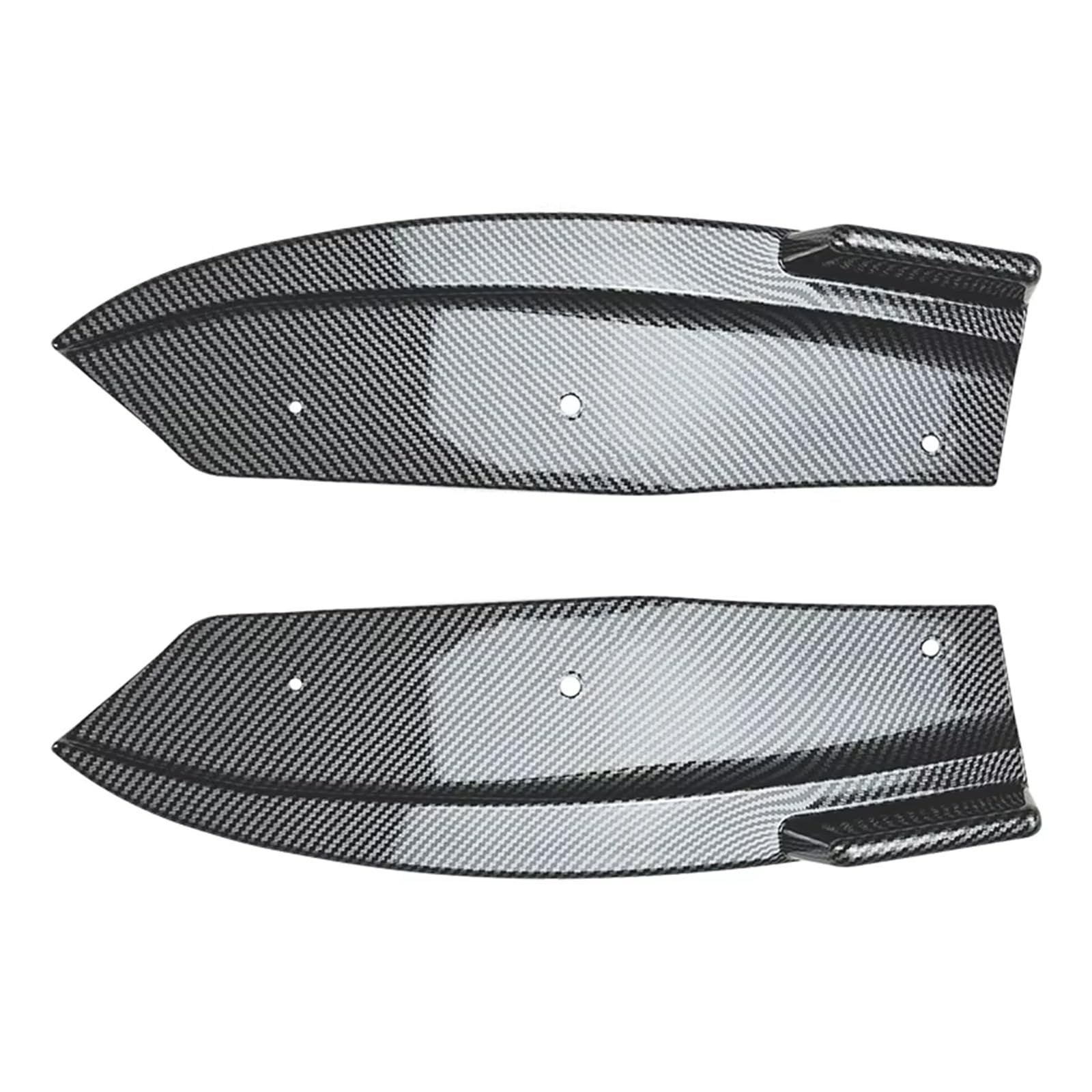 Heckspoiler Regal Für X4 G02 Sport 2018 2019 2020 2021 Heckspoilerlippe Seitenschweller Splitter Spoilerlippen Flügelverkleidung Hecklippe Spoiler(Carbon Fiber Look) von ZHANFEIS