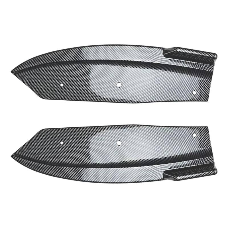 Heckspoiler Regal Für X4 G02 Sport 2018 2019 2020 2021 Heckspoilerlippe Seitenschweller Splitter Spoilerlippen Flügelverkleidung Hecklippe Spoiler(Carbon Fiber Look) von ZHANFEIS