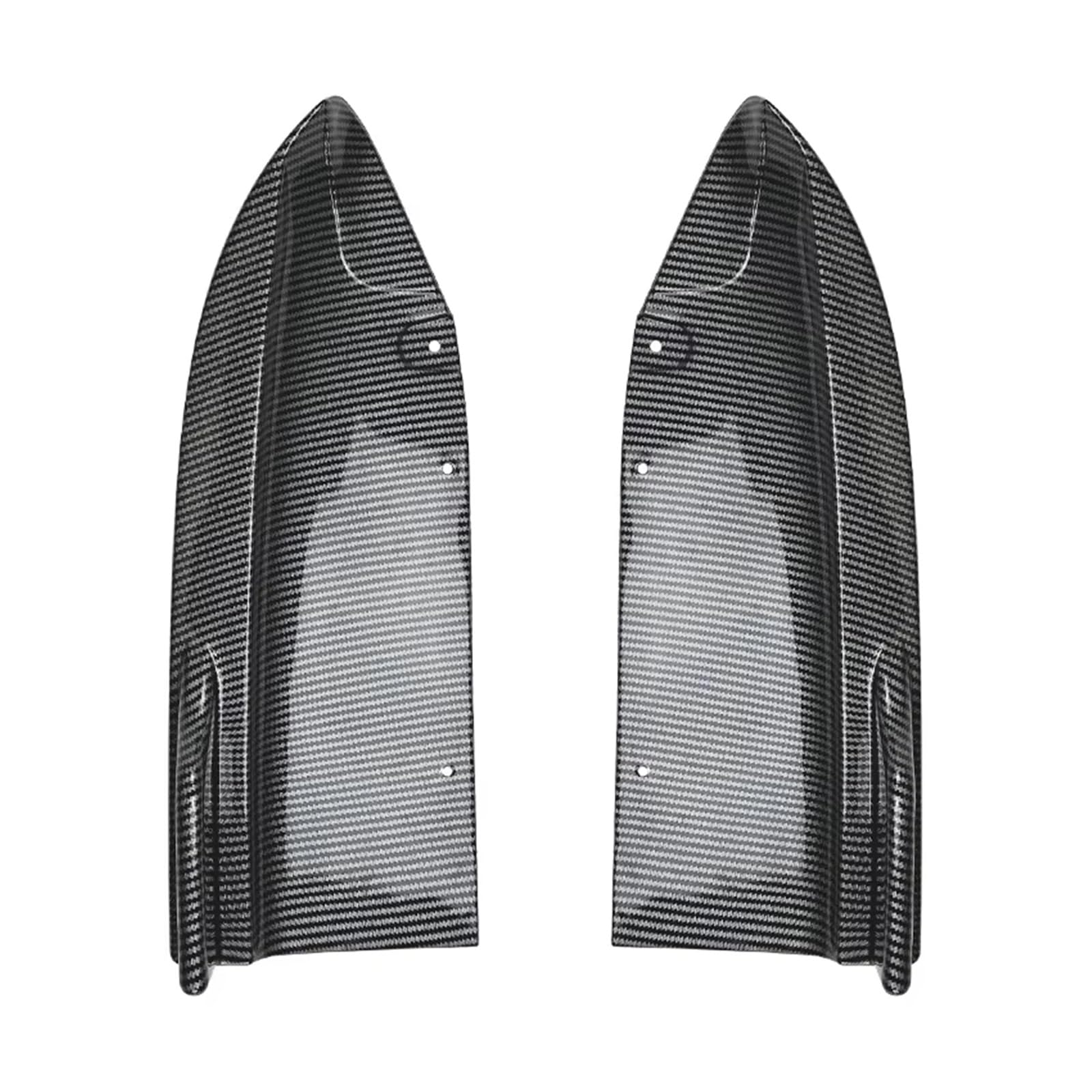 Heckspoiler Regal Für X5 G05 Sport 2019 2020 2021 2022 2023 Auto Hintere Stoßstange Lip Spliter Diffusor Spoiler Abdeckung Ecke ABS Hecklippe Spoiler(Carbon Look) von ZHANFEIS